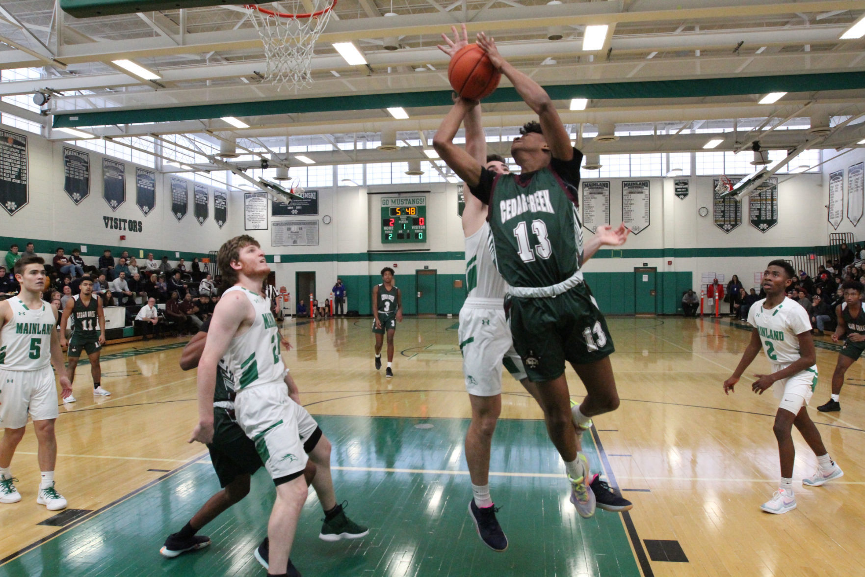Mainland Cedar Creek boys basketball